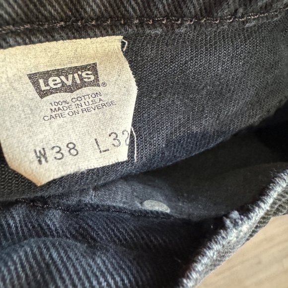 Vintage Levis Silvertab Loose Jeans Dark Wash Mens Size 38 32 - Picture 6 of 6